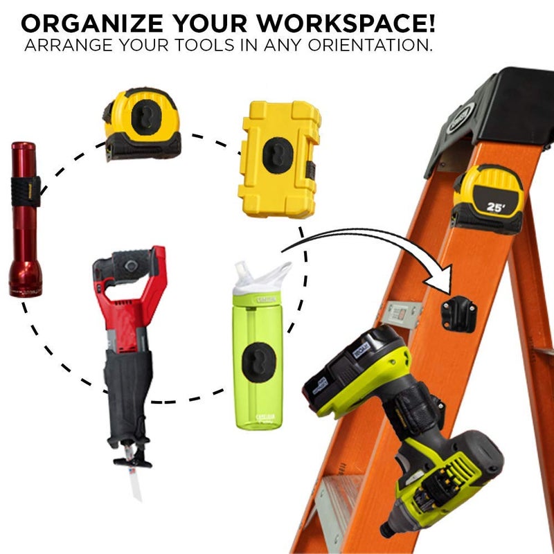 Spider Tool Holster - Tool Docks - PACK OF FOUR - Install Spider compatible tool storage anywhere in your workspace! - Image 5